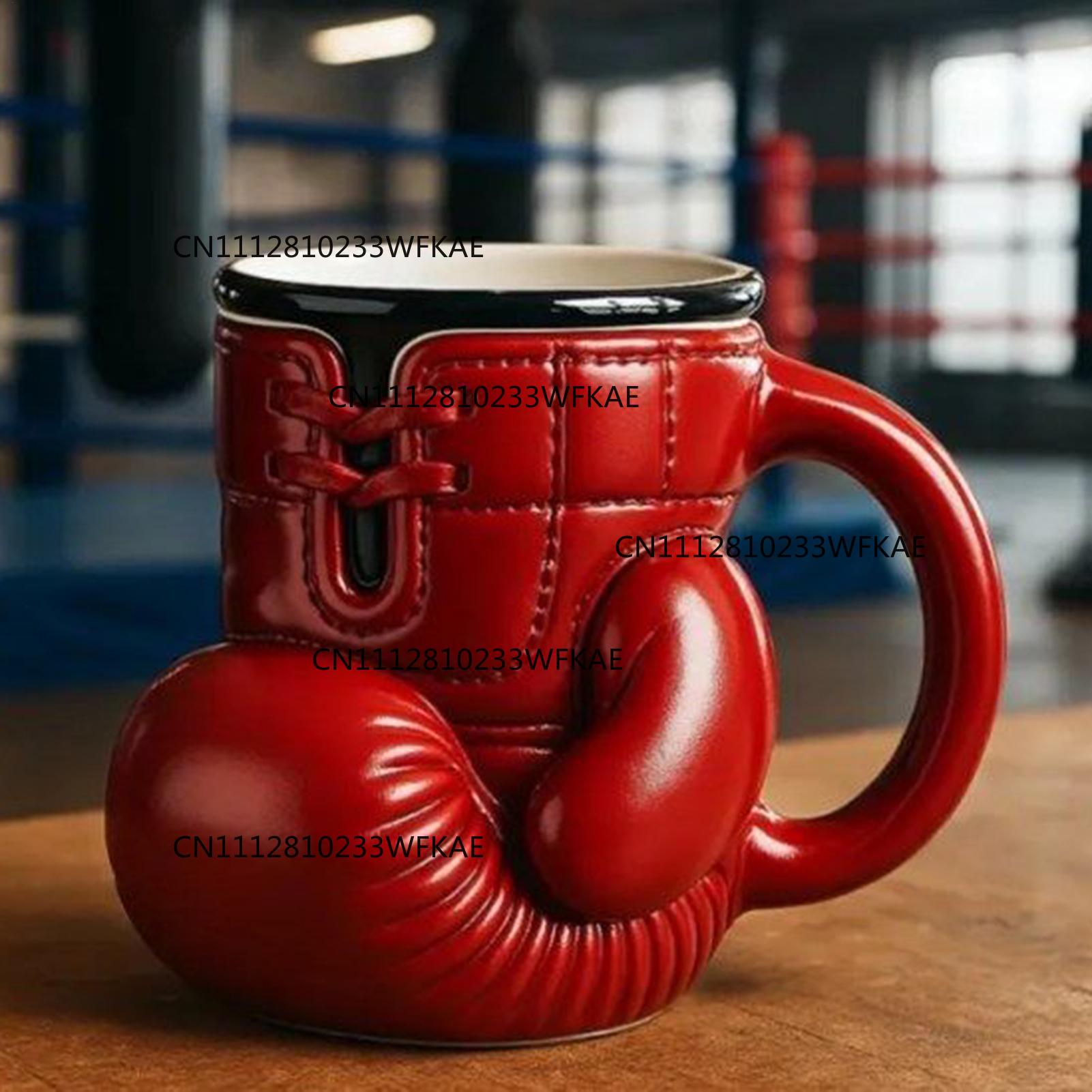 Mug Tea Coffee - Gelas Minum Unik Bentuk Sarung Tinju