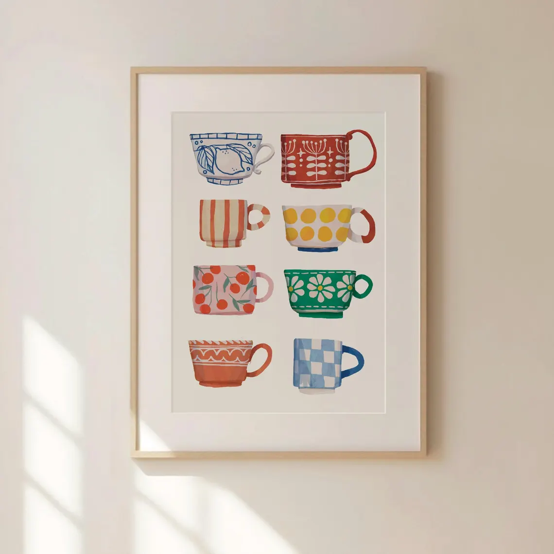 Mug Tea Coffee - Cetakan Cangkir Teh, Poster Sarapan, Seni