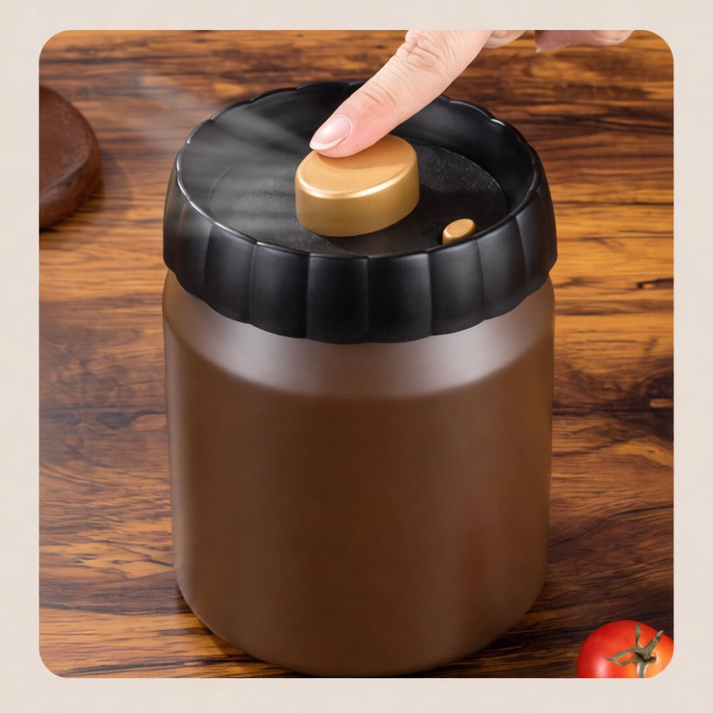 Coffee Tea Bean Leaf - Wadah Penyimpanan Biji Kopi dengan Sistem