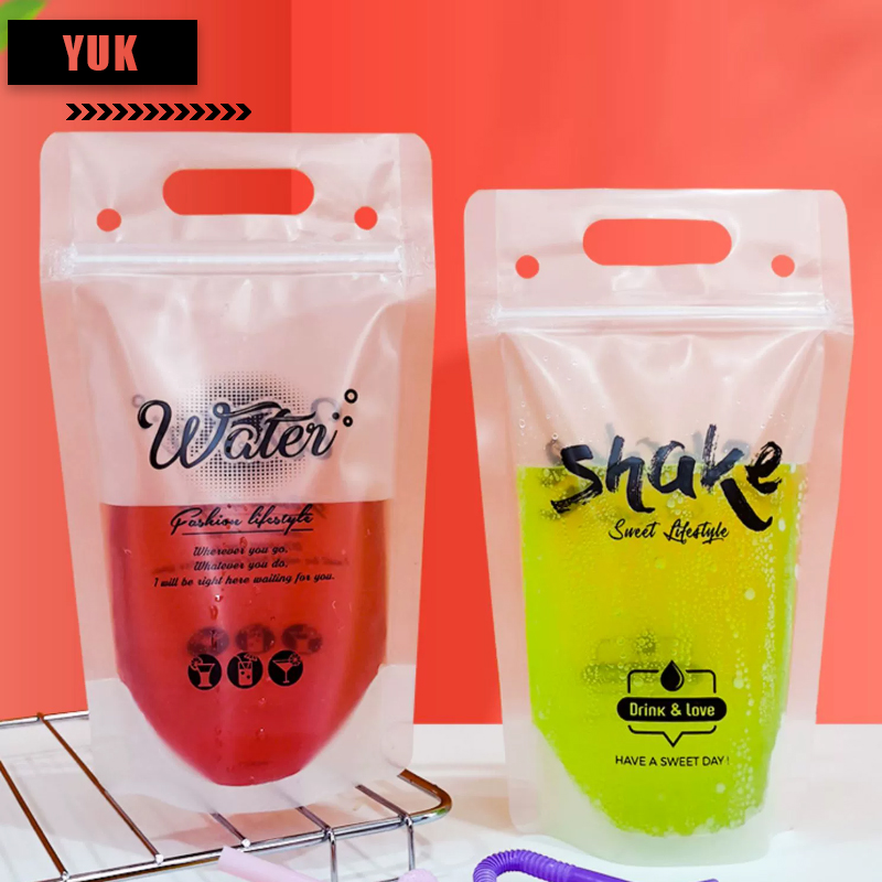 Coffee Tea & Jane - Pencetakan Kustom Kantong Kemasan Minuman Transparan