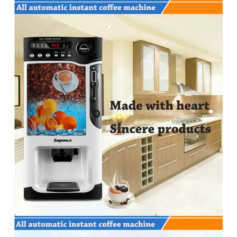 Coffee Tea Vending Machine For Office - Mesin Penjual Kopi Instan Panas Dingin