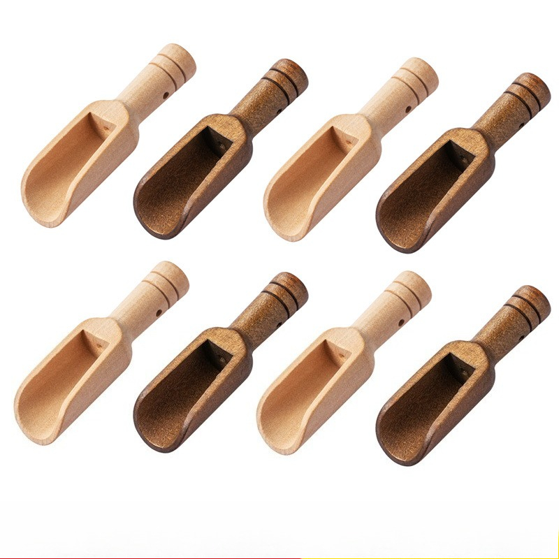 Coffee Tea Spoon - 5 Buah Sendok Kayu Mini Jepang,