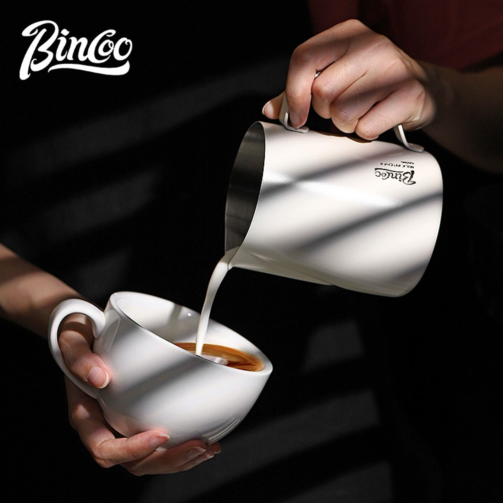 Barista Milk Jug - BINCOO 350/600ML Kendi Teko Buih Susu