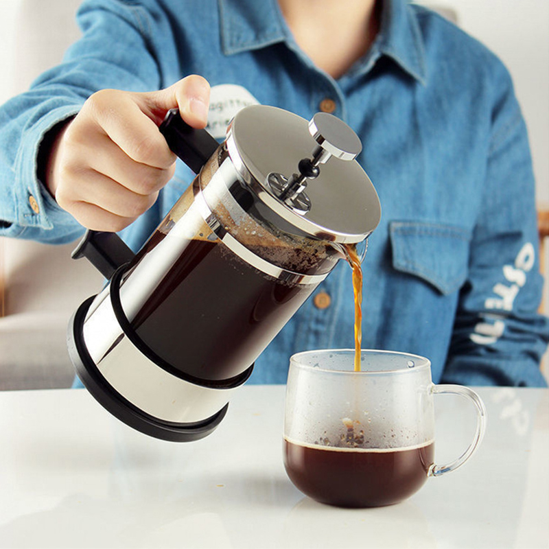 French Press Glass - Panci Kopi French Press dengan Filter