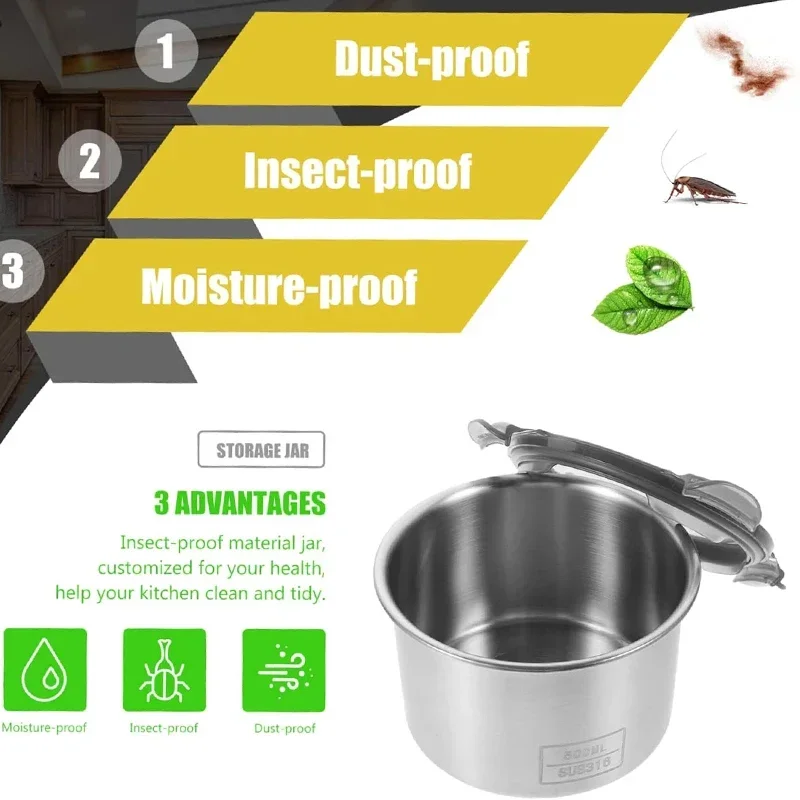 Wadah makanan Stainless Steel, - Coffee Tea Bean Leaf ulasan dan harga