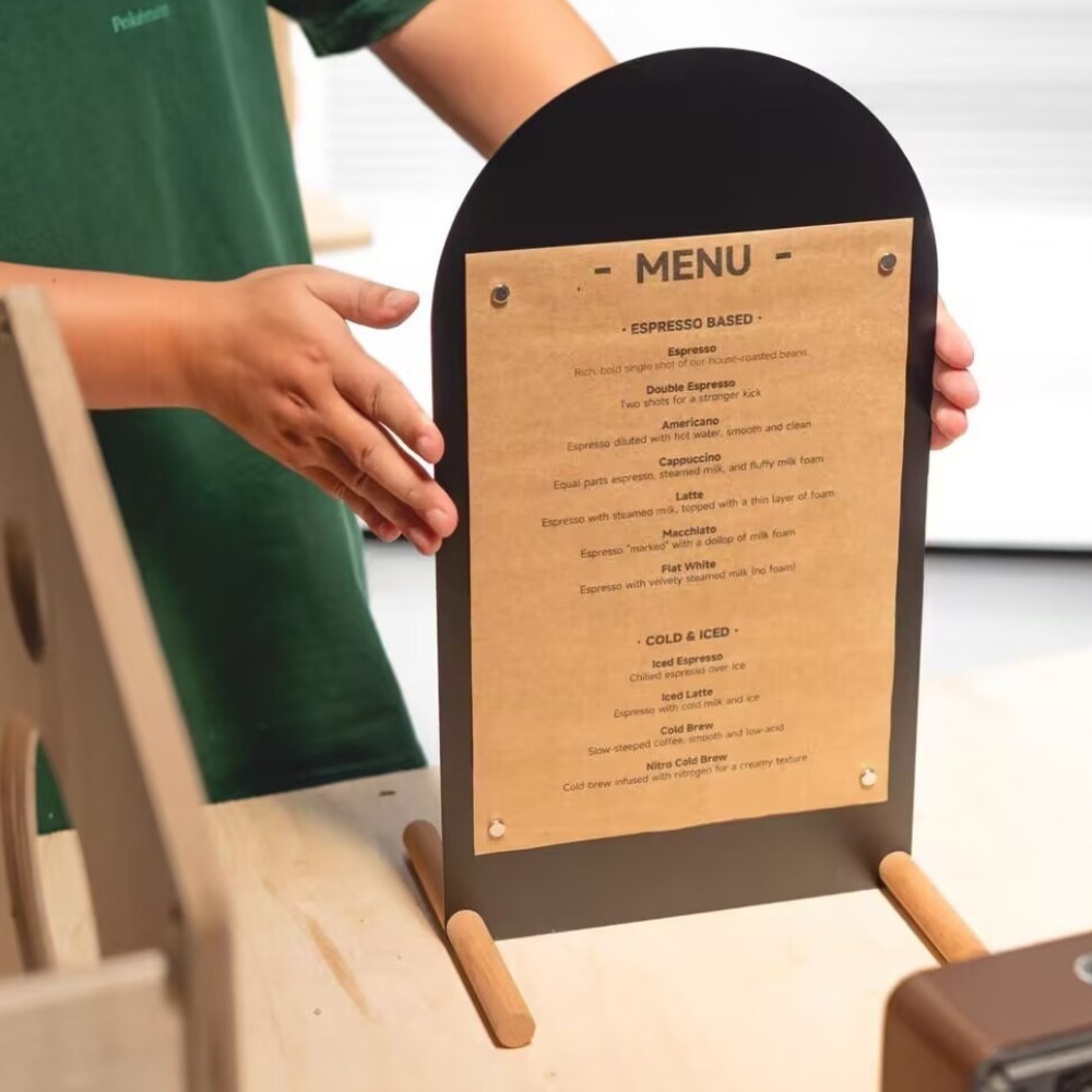 1 Buah Stand Menu Lukisan Tang - Coffee Tea Menu ulasan dan harga