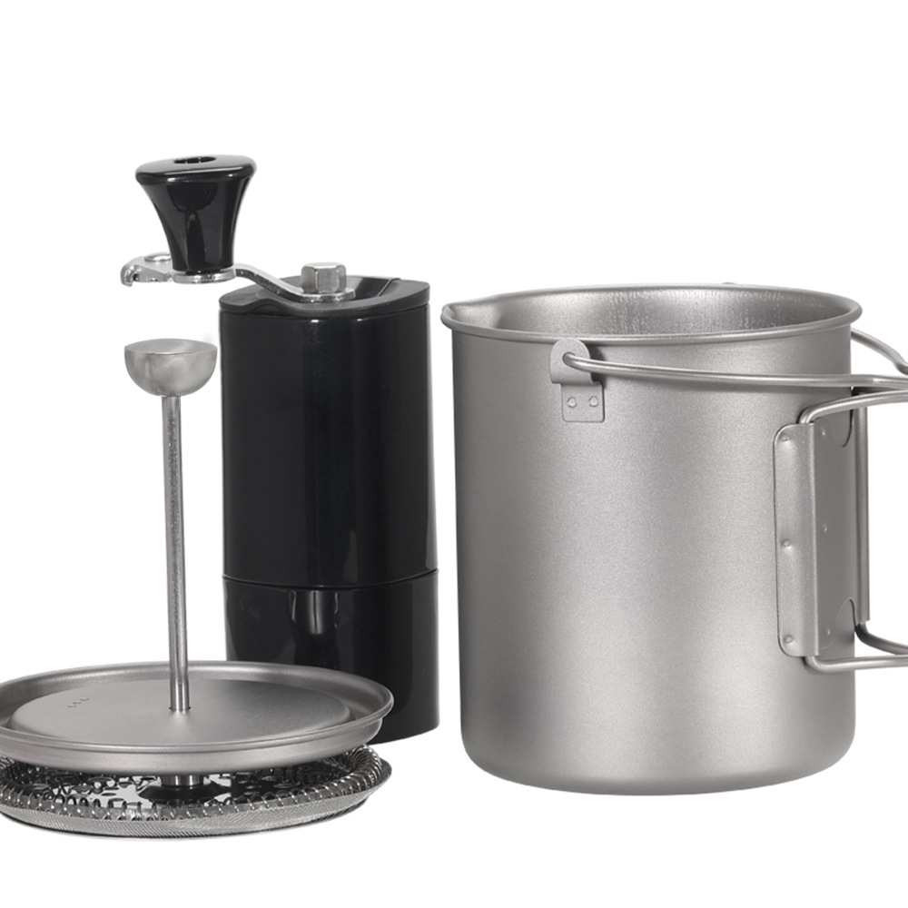 Lixada cangkir kopi Titanium 7 - French Press Glass ulasan dan harga