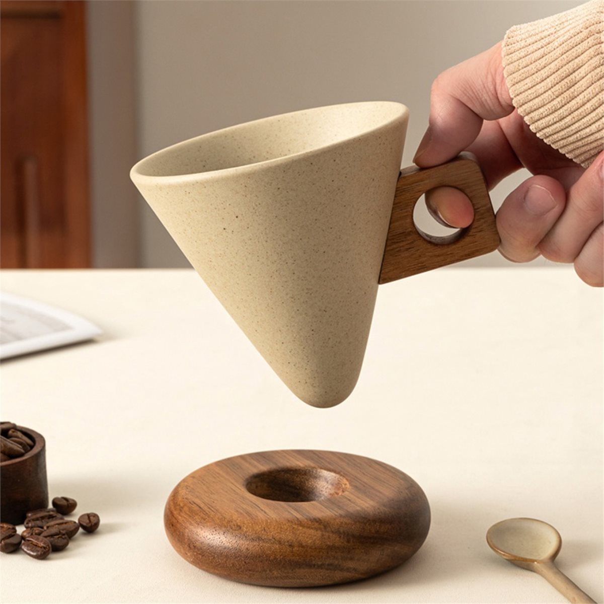 Set Cangkir Kopi Keramik & Sen - Coffee Tea & Jane ulasan dan harga