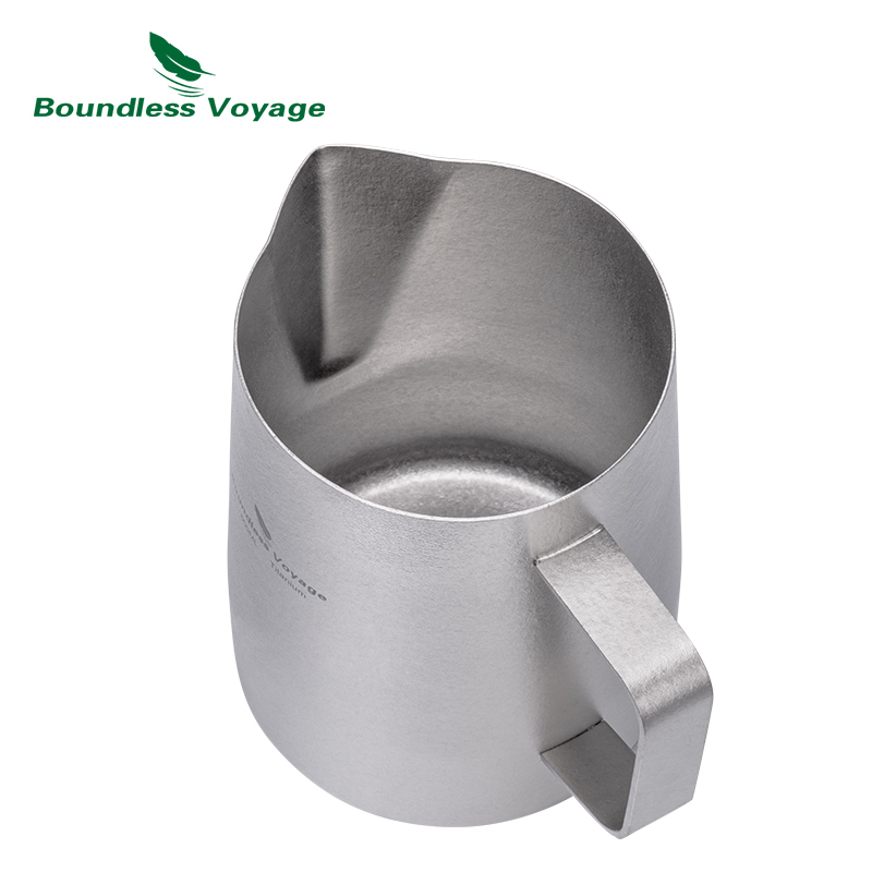 Boundless Voyage Titanium Milk - Barista Milk Jug ulasan dan harga