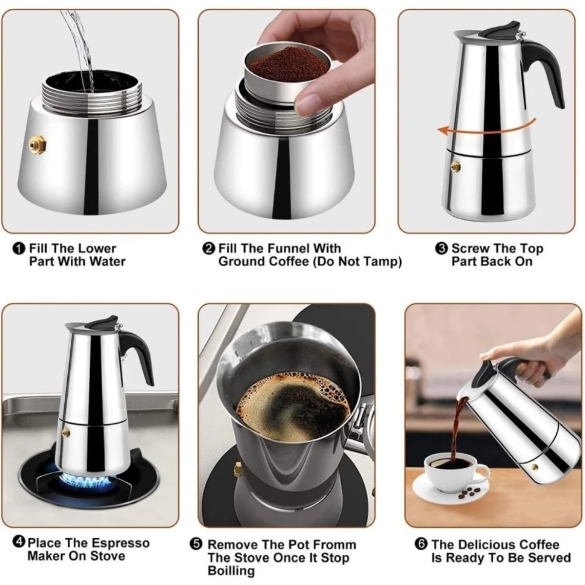 Pembuat Kopi Mocha Portabel da - Coffee Tea Maker ulasan dan harga