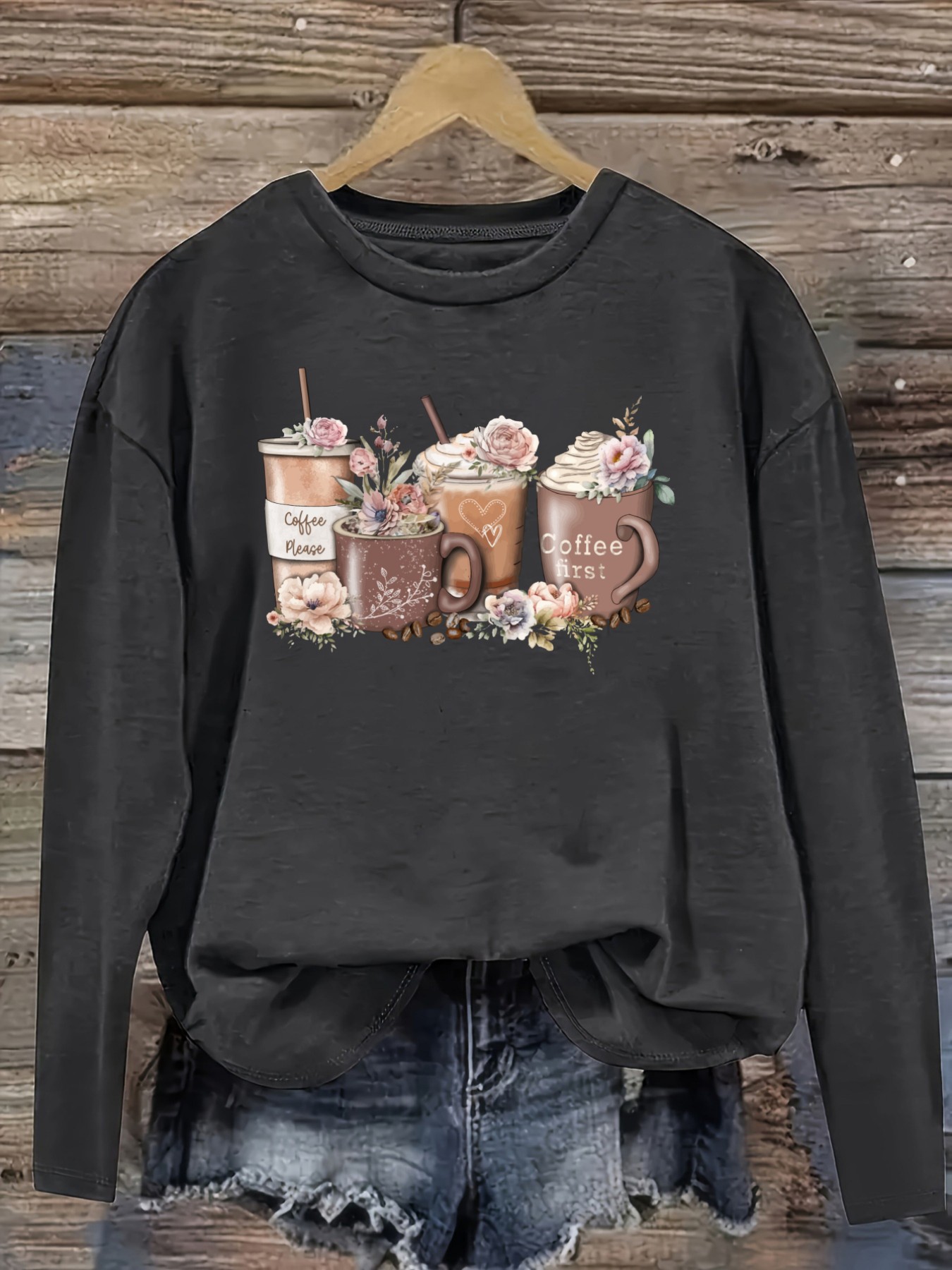 Kaos Wanita Lengan Panjang Kas - Coffee & Tea Phúc Long ulasan dan harga