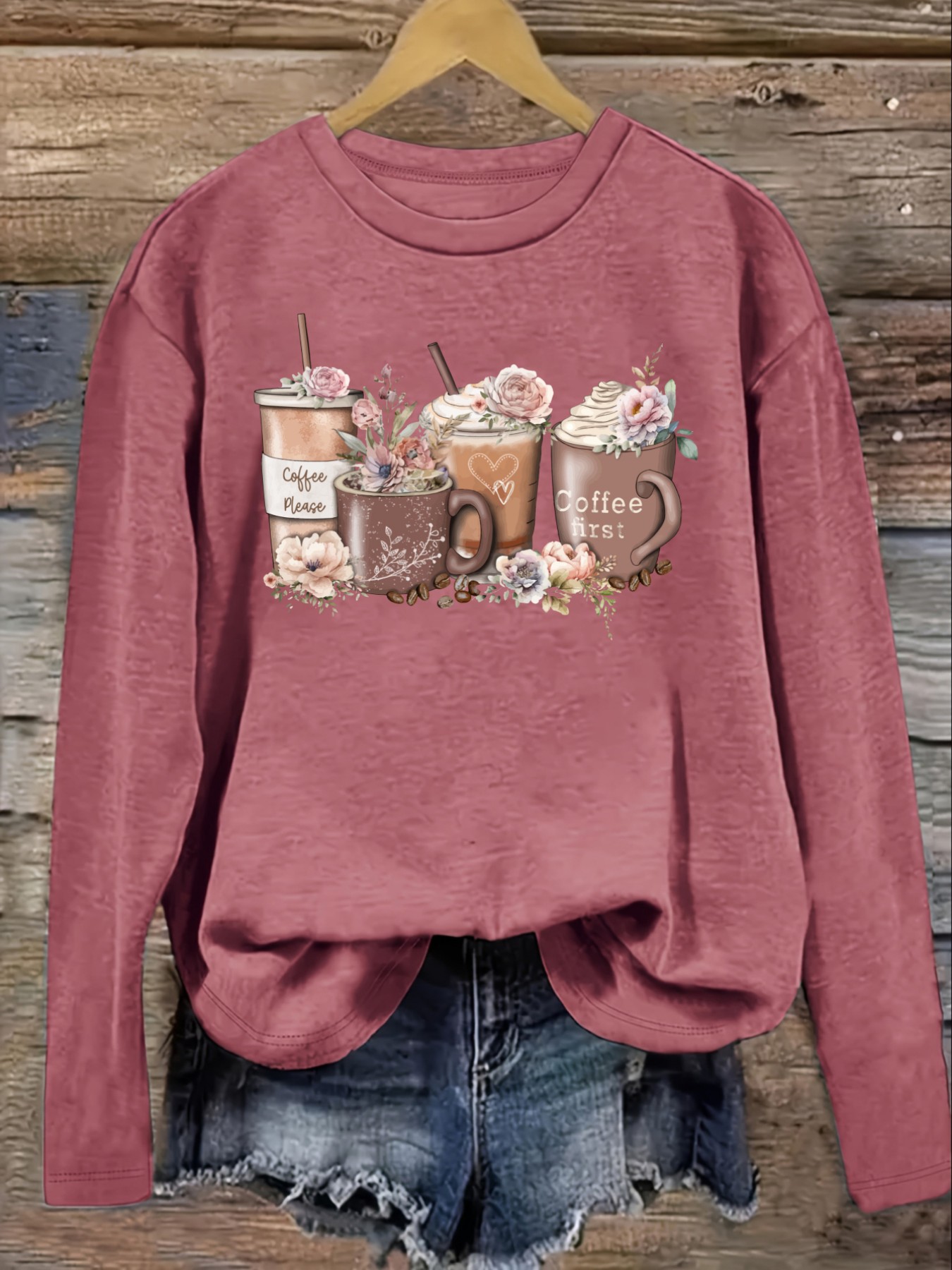 Kaos Wanita Lengan Panjang Kas - Coffee & Tea Phúc Long ulasan dan harga
