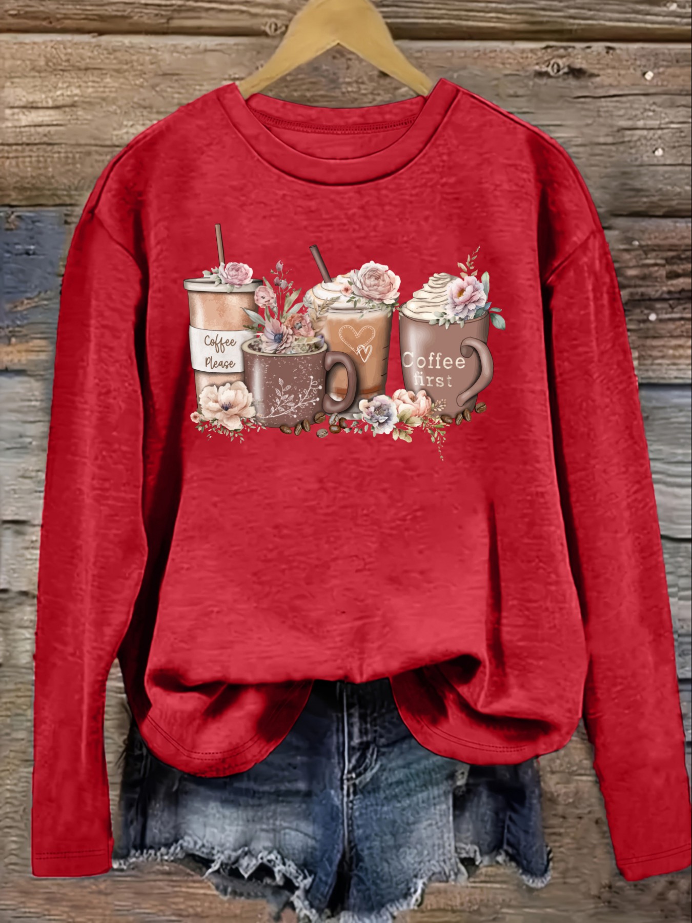 Kaos Wanita Lengan Panjang Kas - Coffee & Tea Phúc Long ulasan dan harga