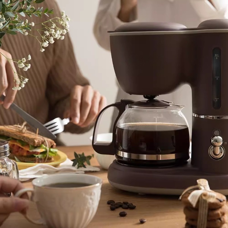Mesin kopi tetes kompak untuk  - Coffee Tea Machine For Home ulasan dan harga