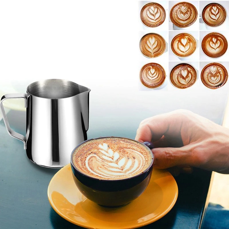 Teko Pembuih Susu Kopi Baja Ta - Barista Milk Jug ulasan dan harga