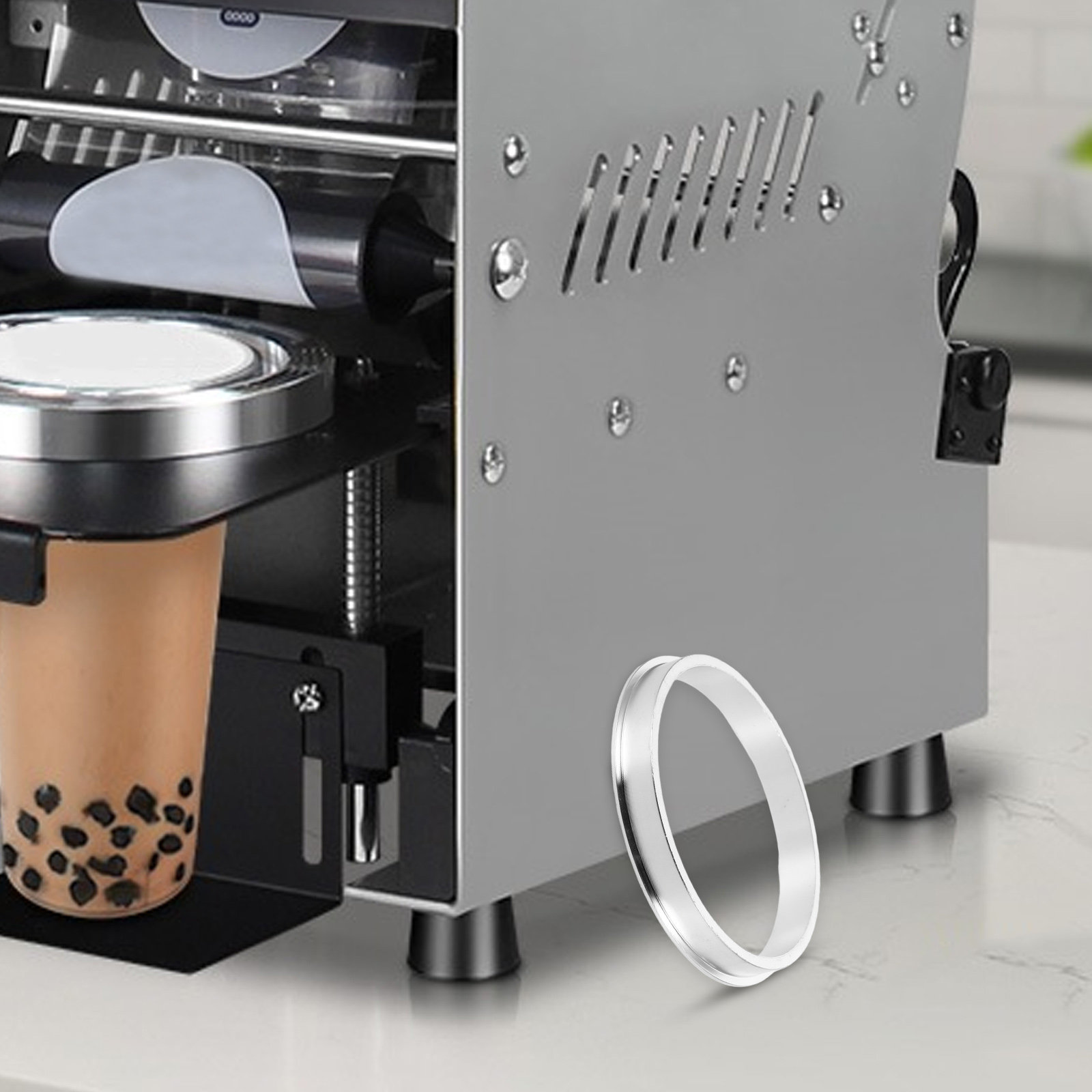 2 buah Cincin Penyegel Alumini - Coffee Tea Cup ulasan dan harga