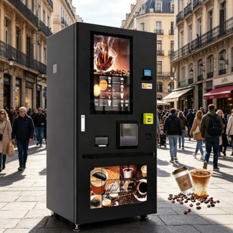 Mesin Penjual Kopi Instan Laya - Coffee Tea Vending Machine For Office ulasan dan harga