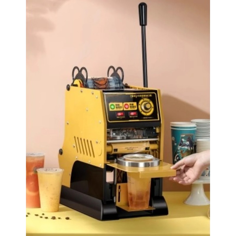 Mesin Penyegel Gelas Manual 22 - Coffee Tea Machine For Home ulasan dan harga