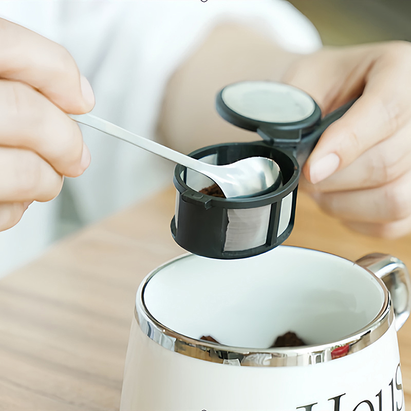 1 Buah Sendok Saringan Bubuk K - Coffee Tea Spoon ulasan dan harga