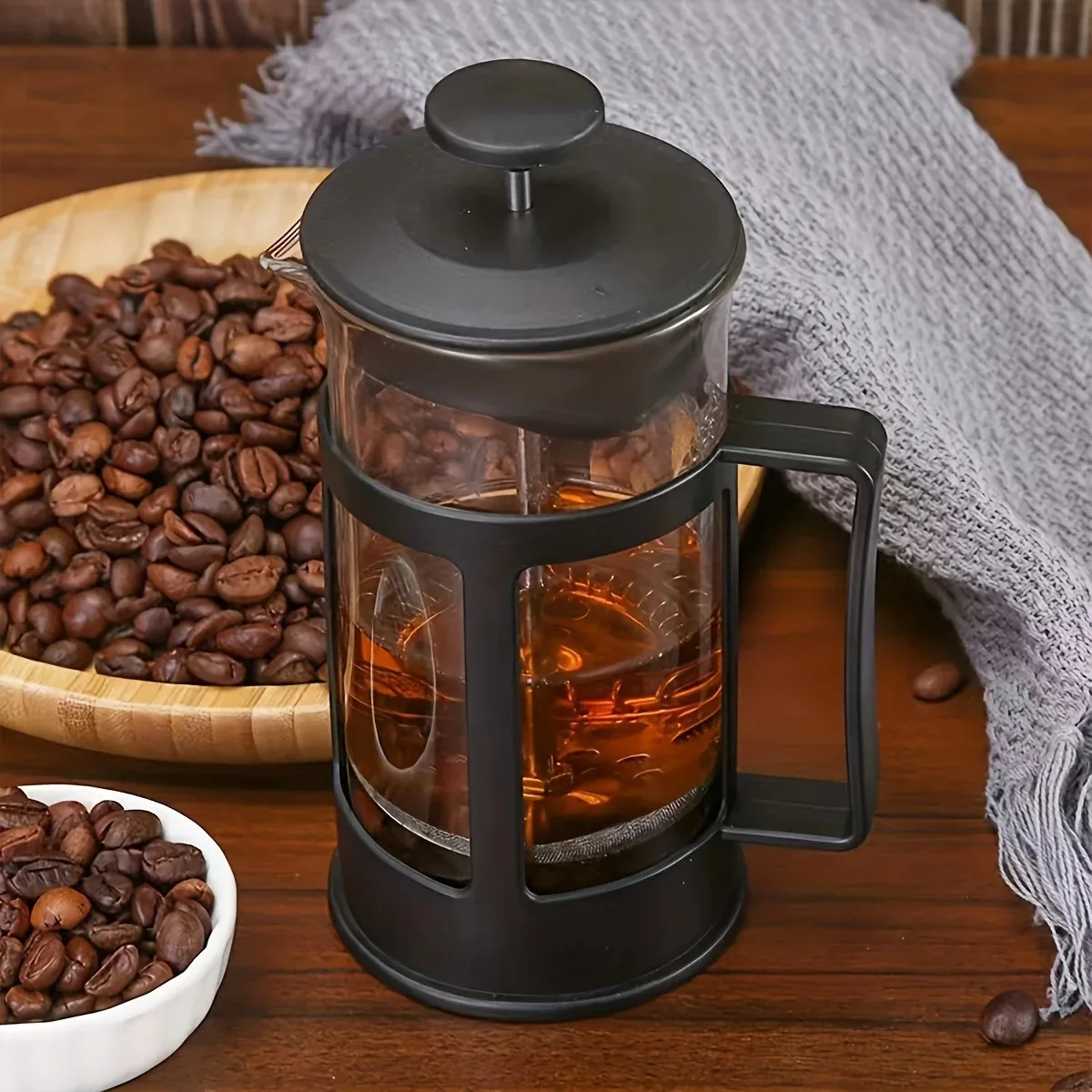 Teko Kopi French Press dengan  - French Press Glass ulasan dan harga