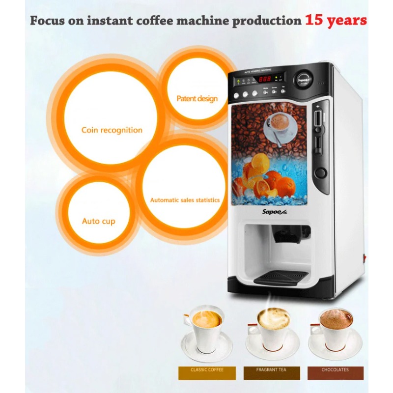 Mesin Penjual Kopi Instan Pana - Coffee Tea Vending Machine For Office ulasan dan harga