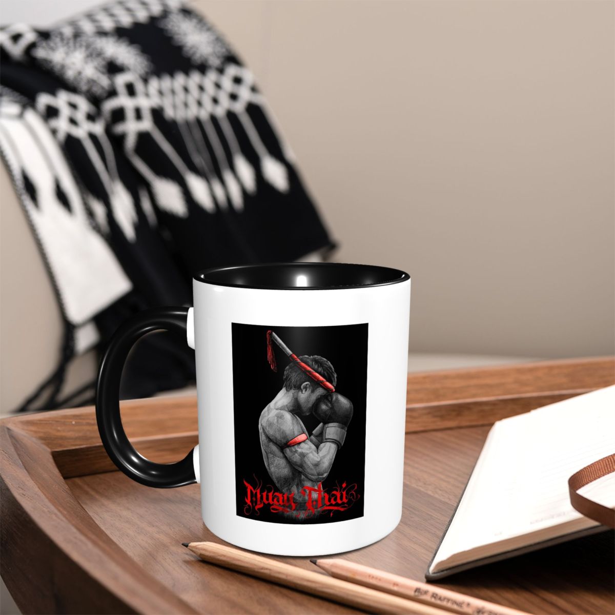 Mug Petarung Tinju Muay Thai C - Coffee Tea Thai ulasan dan harga