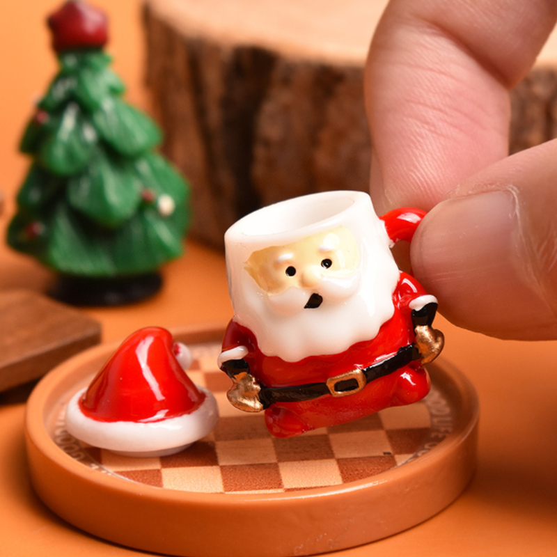 Ornamen Cangkir Teh Mini Santa - Mug Tea Coffee ulasan dan harga