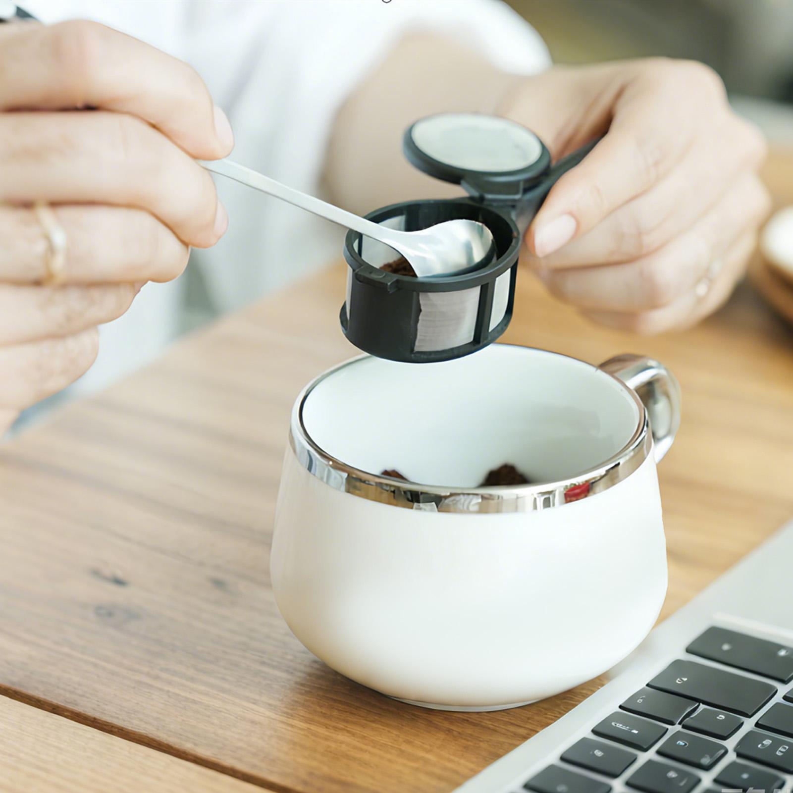 Sendok penyaring bubuk kopi, s - Coffee Tea Machine For Home ulasan dan harga