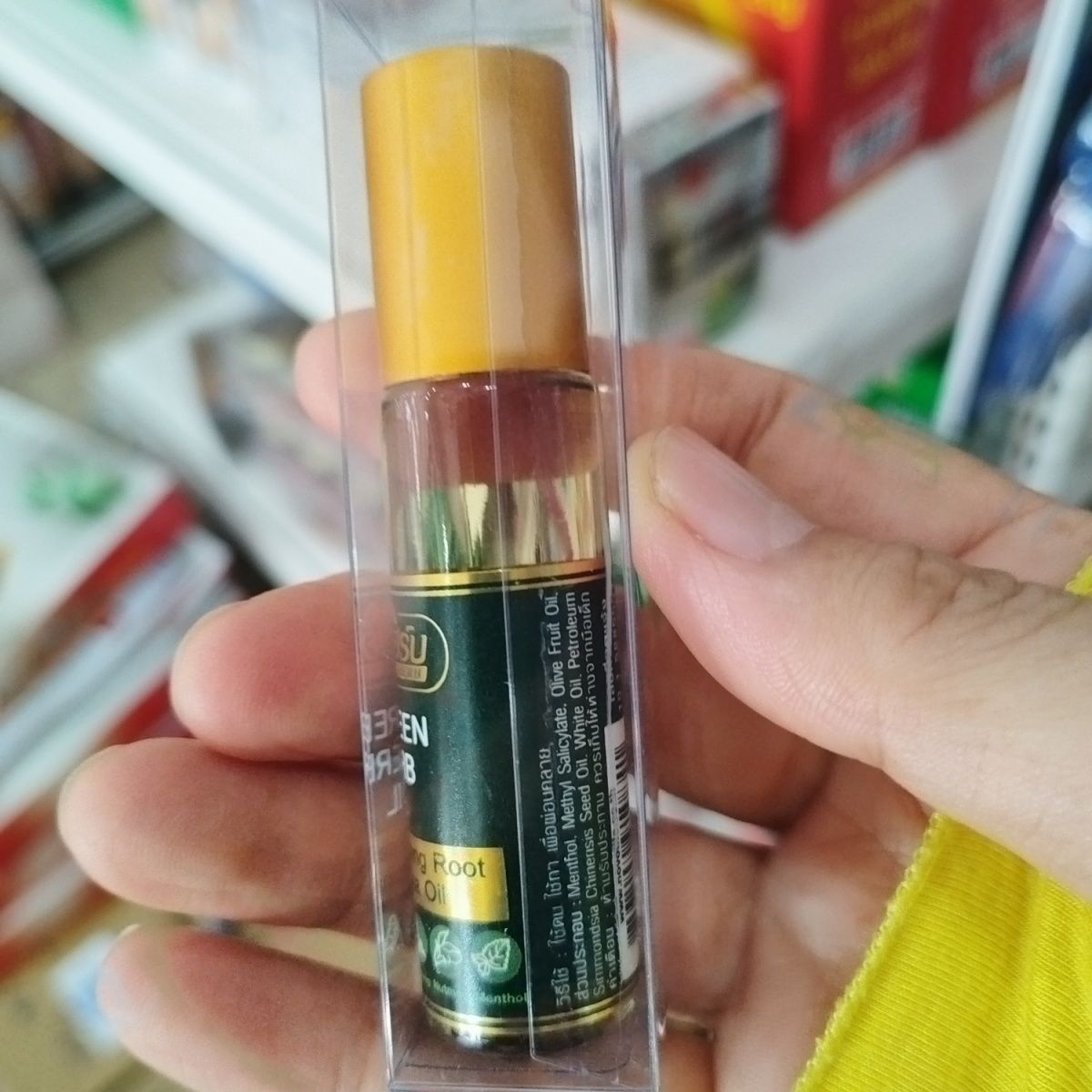 Balsem Herbal Roll On Thai Min - Coffee Tea Thai ulasan dan harga
