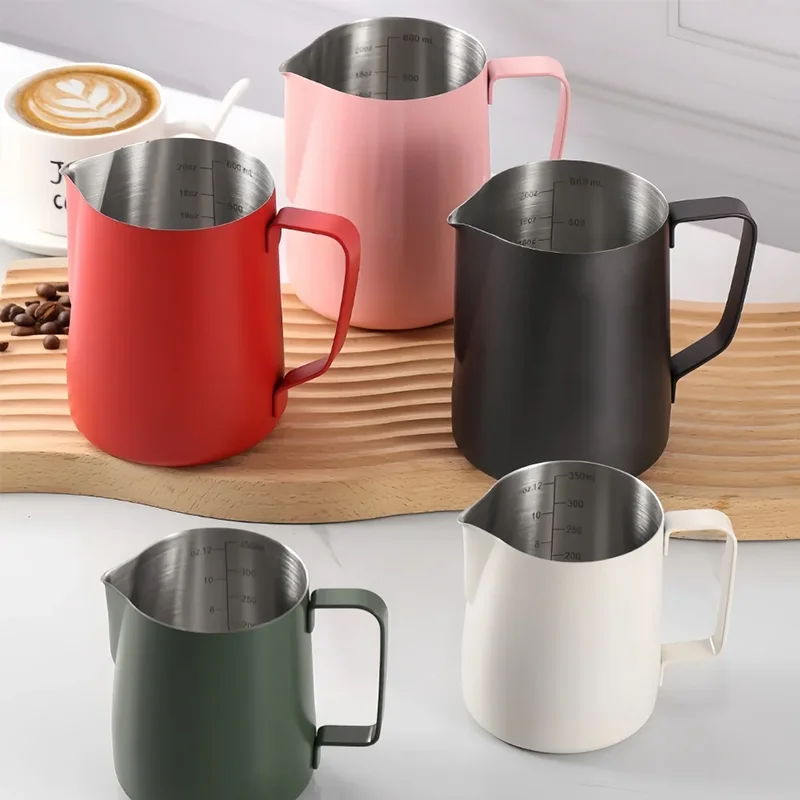 350/600ML Pitcher Pembuat Busa - Barista Milk Jug ulasan dan harga