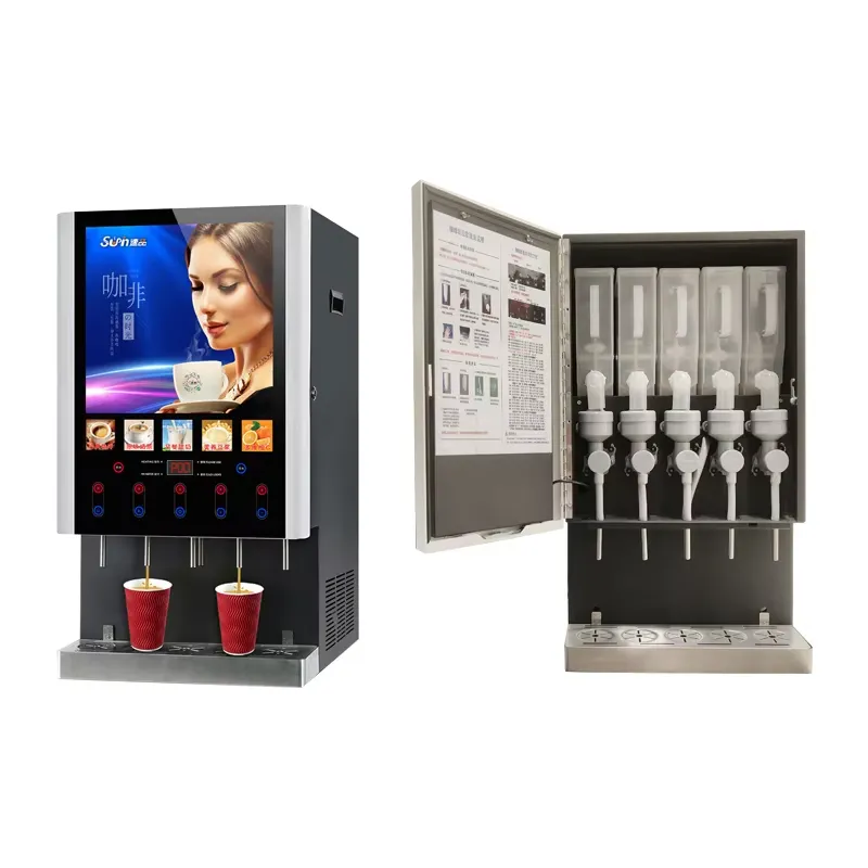 Mesin Penjual Kopi Dingin 50SC - Coffee Tea Vending Machine For Office ulasan dan harga
