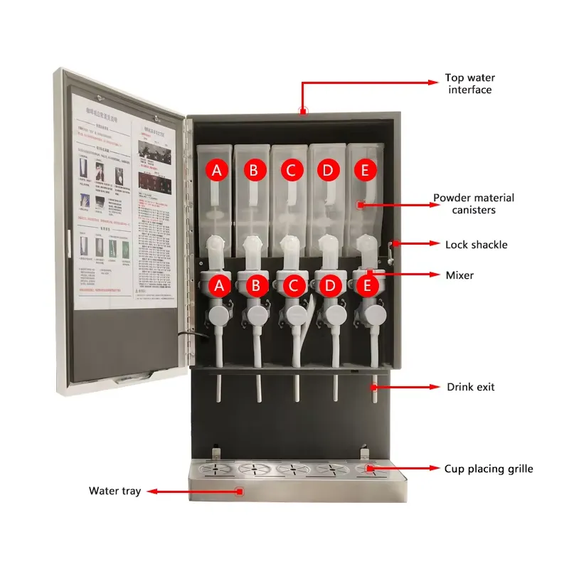 Mesin Penjual Kopi Dingin 50SC - Coffee Tea Vending Machine For Office ulasan dan harga