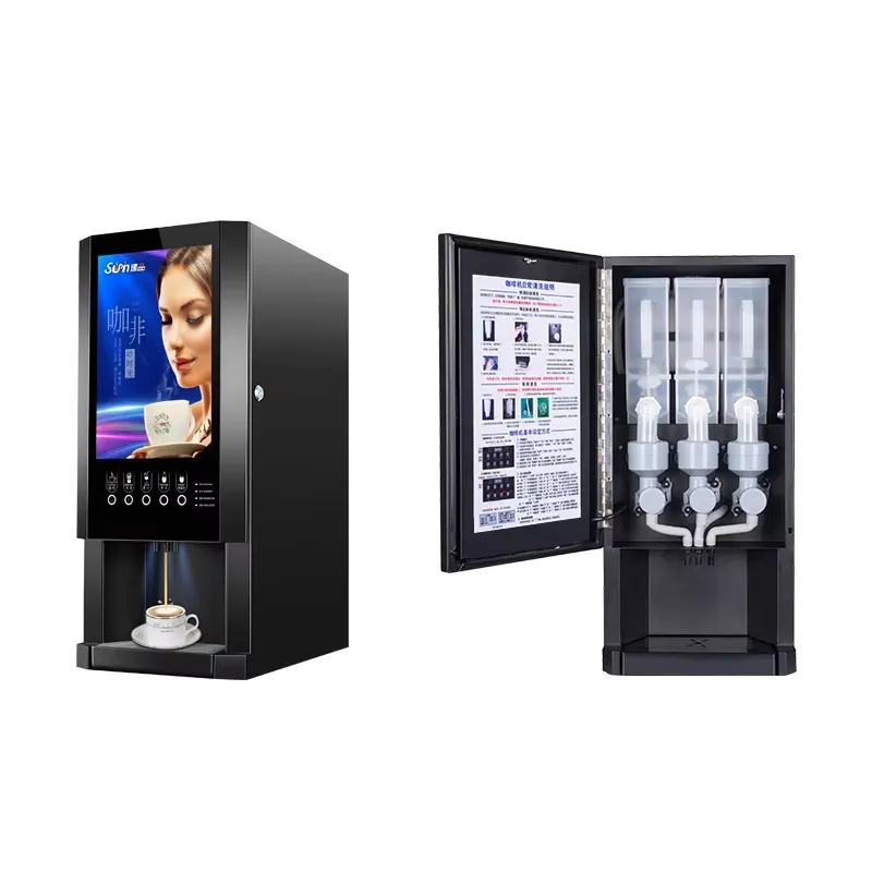 Mesin Kopi Instan E30SW Otomat - Coffee Tea Vending Machine For Office ulasan dan harga
