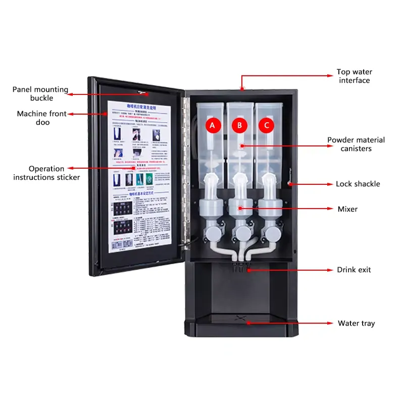 Mesin Kopi Instan E30SW Otomat - Coffee Tea Vending Machine For Office ulasan dan harga