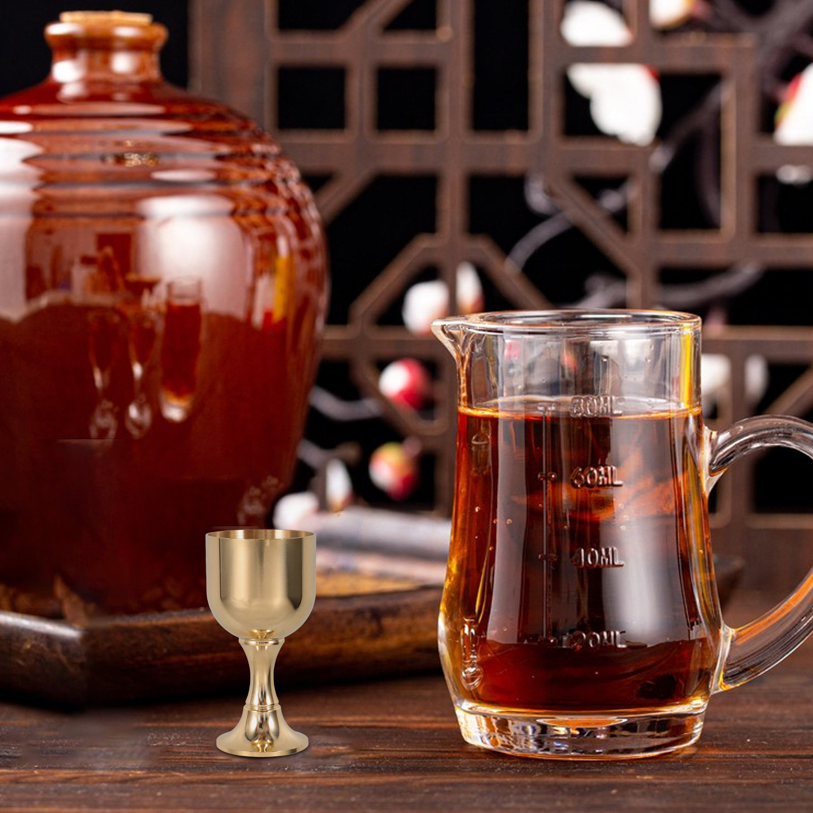 Gelas Anggur Tembaga Bergaya R - Coffee Tea Vodka ulasan dan harga