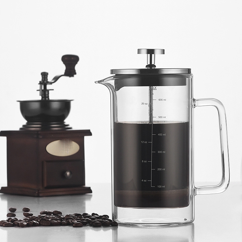 Gelas borosilikat tinggi lapis - French Press Glass ulasan dan harga