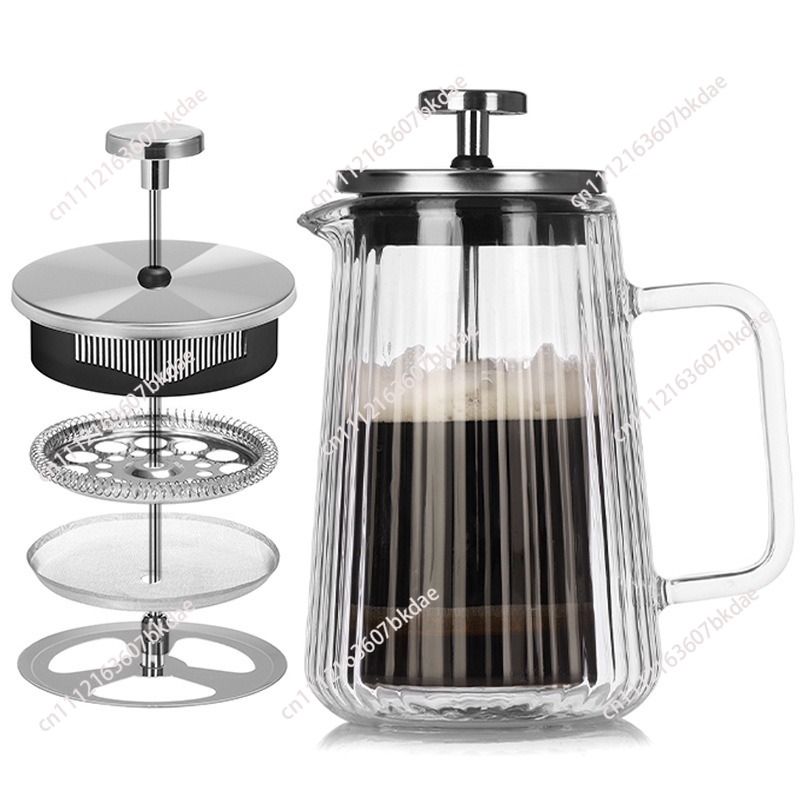 Untuk Pot French Press Dua Lap - French Press Glass ulasan dan harga