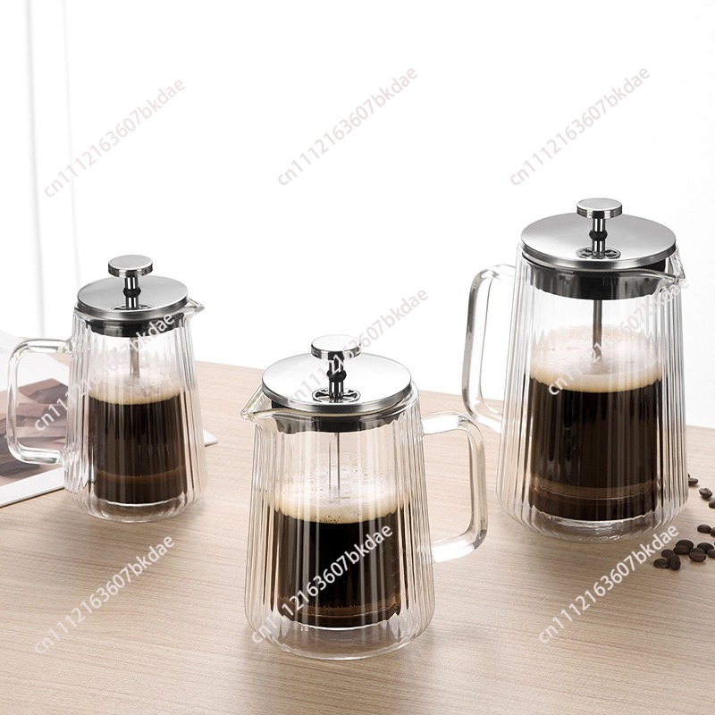Untuk Pot French Press Dua Lap - French Press Glass ulasan dan harga