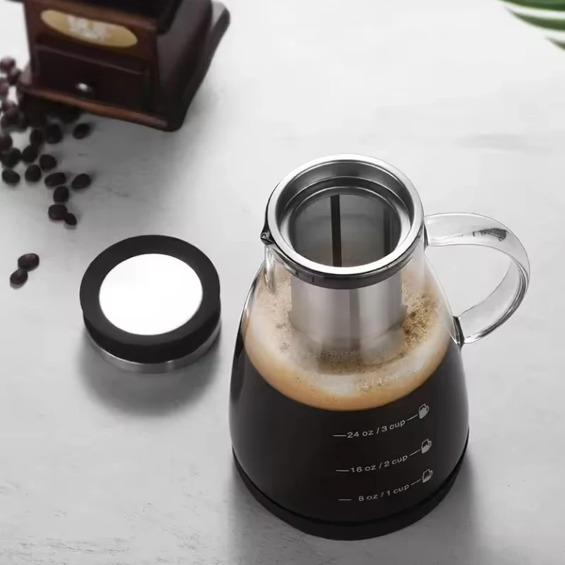 Pot Kaca Pembuat Espresso Ice  - Coffee Tea Maker ulasan dan harga